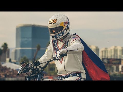 Travis Pastrana Jumps 52 Crushed Cars: EVEL LIVE