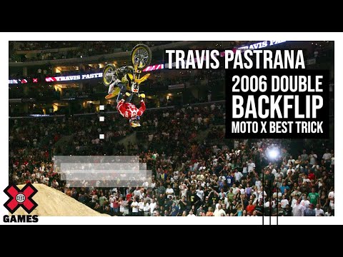 TRAVIS PASTRANA: 2006 Double Backflip Moto X Best Trick | World of X Games