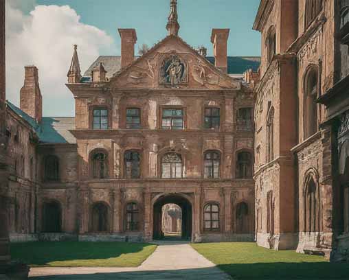 AI Generated: An exterior view of a Renaissance-era foundling hospital: Focusing on the architecture can hint at the institution's purpose without depicting individuals.
