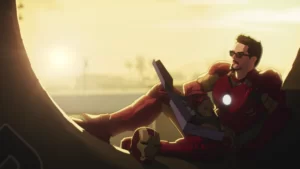 What If...?' animation poster or still, focusing on Iron Man