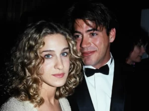Young RDJ and Sarah Jessica Parker together