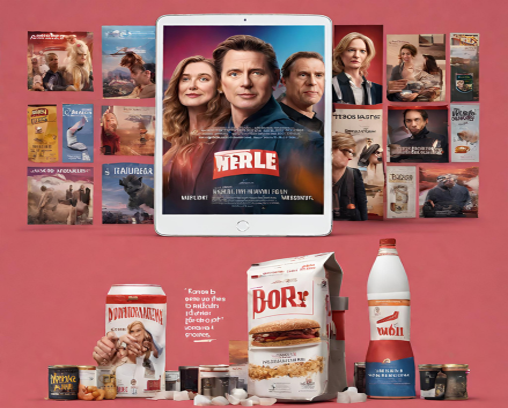 Moderate. AI could generate a humorous mock-up of a movie poster with exaggerated product placement.