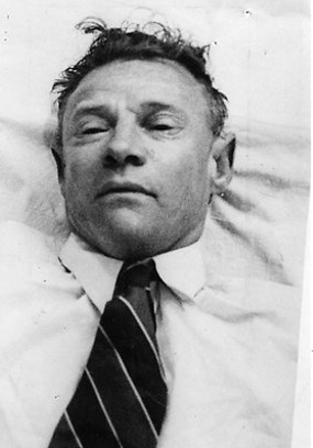 Imagen del muerto desconocido encontrado en Somerton Beach, Adelaida, en la mañana del 1 de diciembre de 1948.
