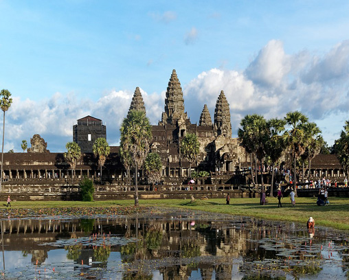 Vue de la structure centrale d’Angkor Vat