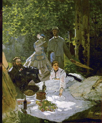 Claude Monet painting