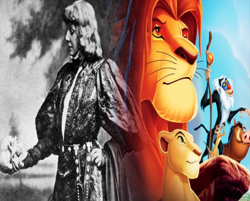 Hamlet and Simba from The Lion King sidebyside

