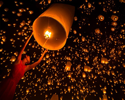 Yi Peng Lantern Festival, Thailand
