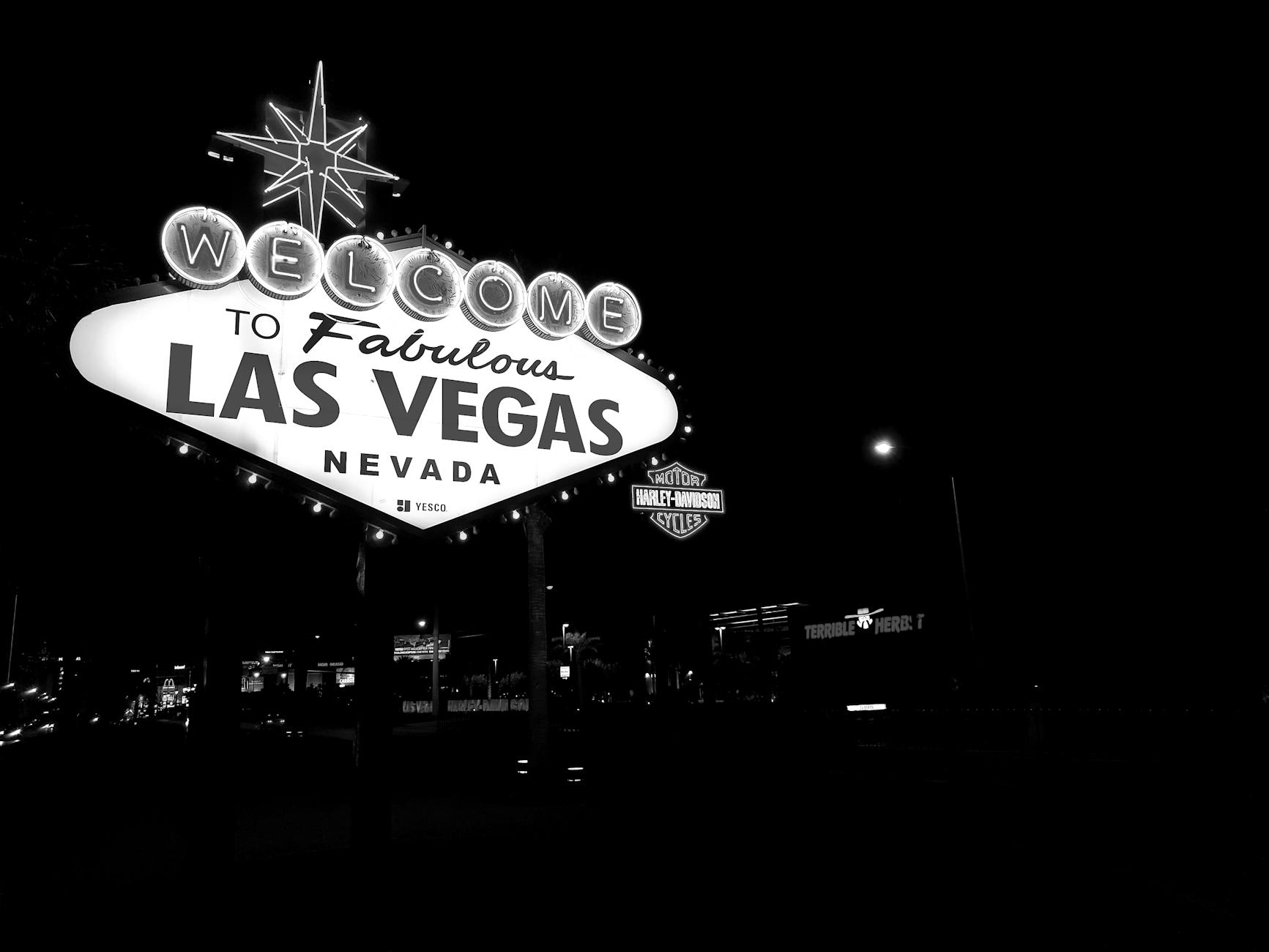 Bienvenue dans la fabuleuse signalisation LED de Las Vegas Nevada