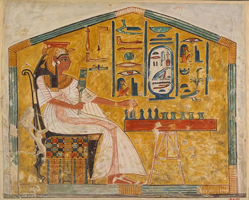 Ancient Egyptians loved to relax and have fun with board games