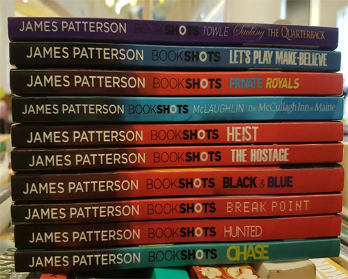James Patterson BOOKshots serie 10 Libros