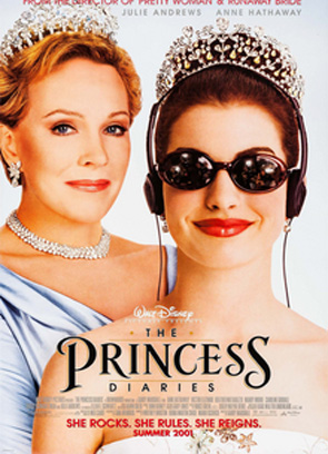 L’affiche du film Princess Diaries.  
