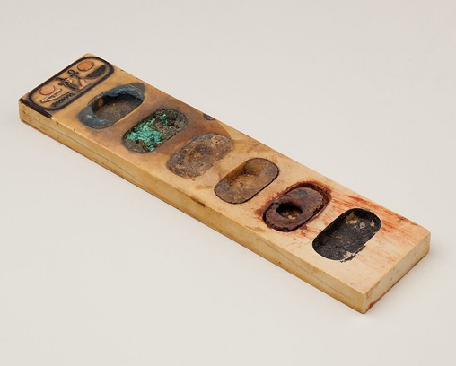 ancient Egyptian makeup palette

