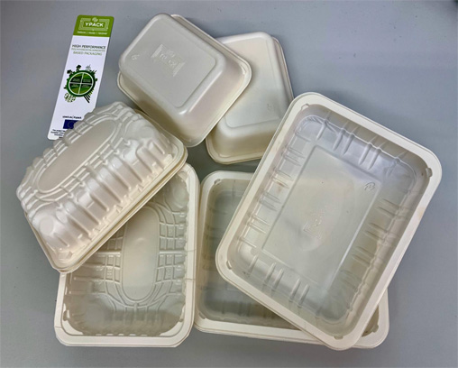 Envases biodegradables fabricados con bioplásticos