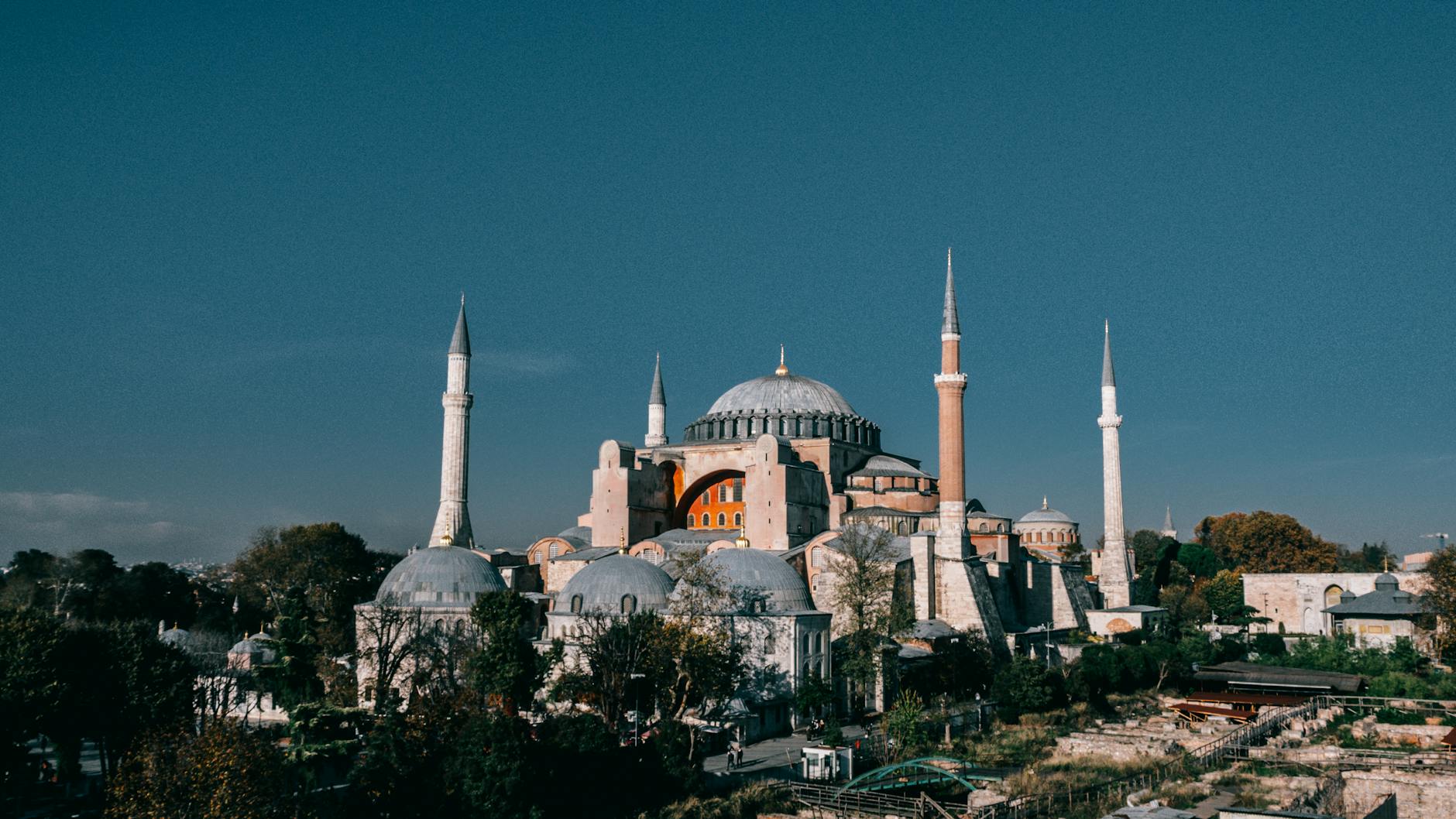 medieval mosque in istanbul city