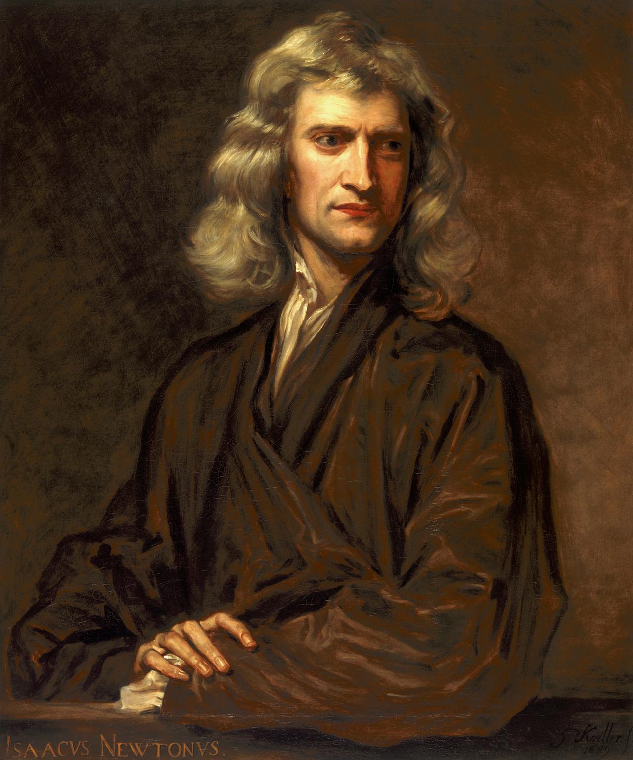 Portrait of Isaac Newton